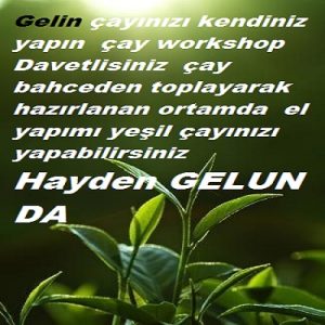 kendi çayınızı Kendiniz Yapın